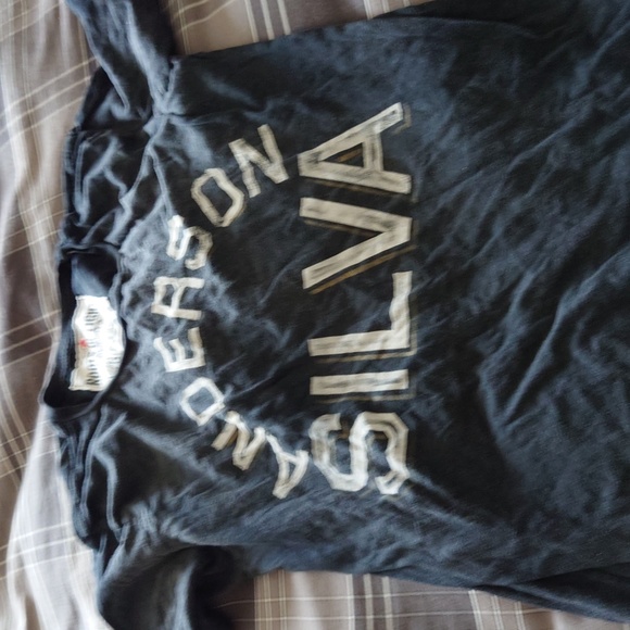Roots of Fight Anderson Silva Large Black T Shirt - Picture 1 of 3